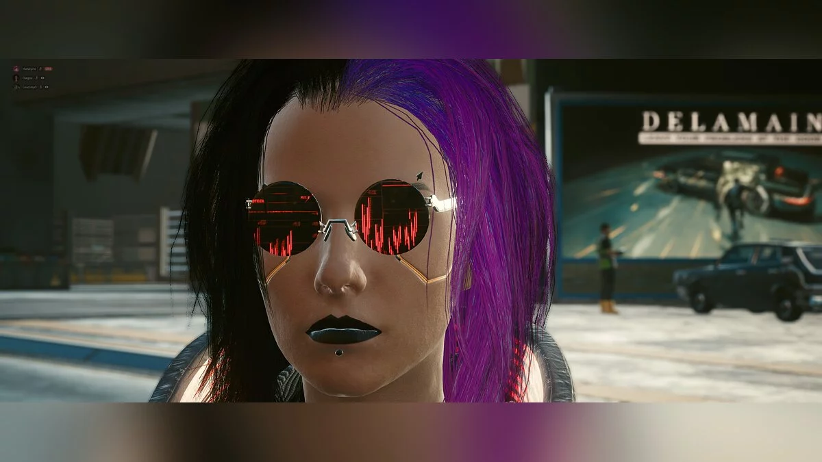 Cyberpunk 2077 — Круглые очки