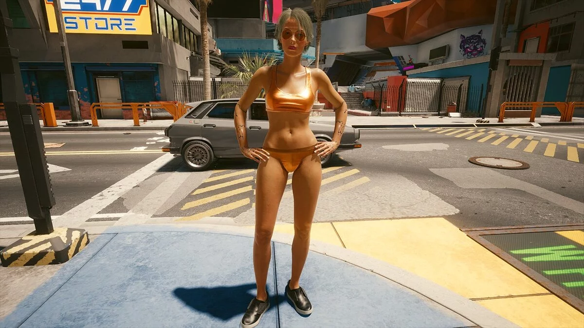 Cyberpunk 2077 — Спортивная майка и шорты