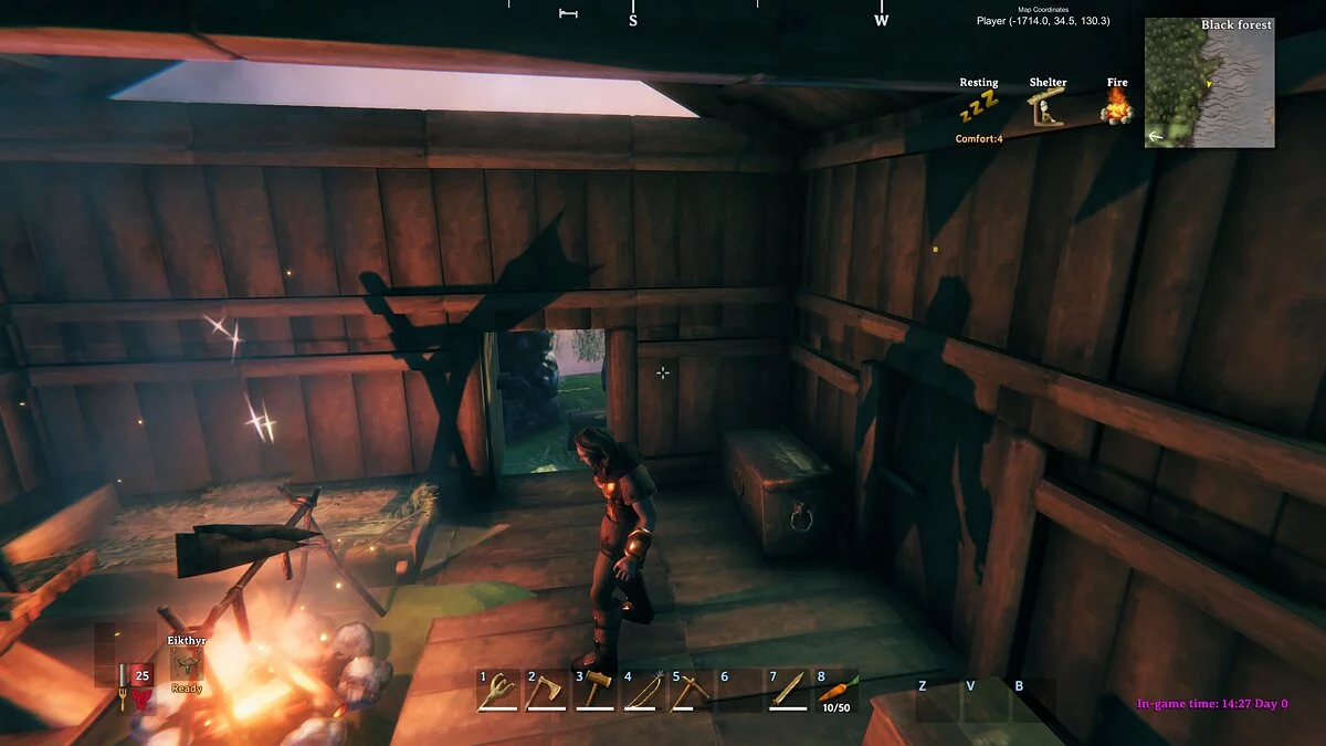 Valheim — Отображение координат