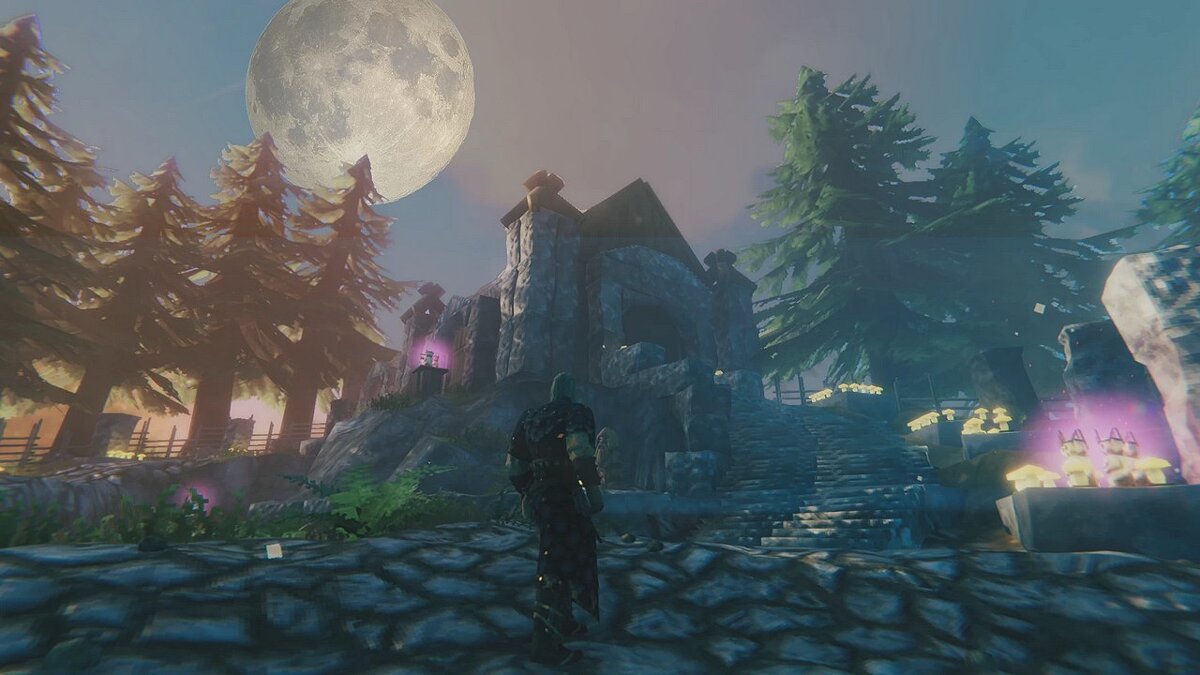 Valheim — Локация «Сон охотника» из игры Bloodborne