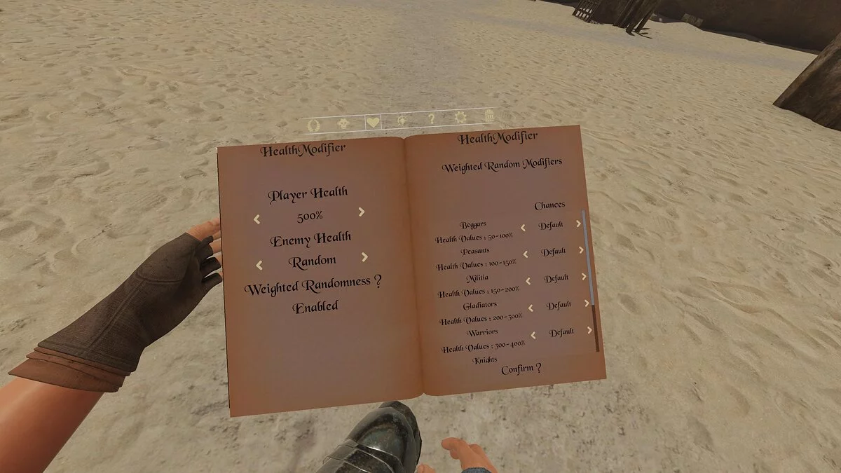 Blade and Sorcery — Изменение здоровья