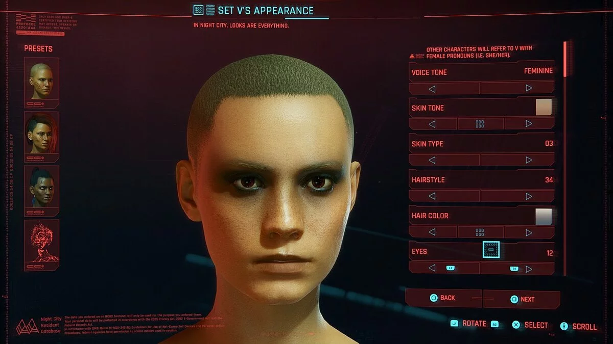 Cyberpunk 2077 — Лица в 4K