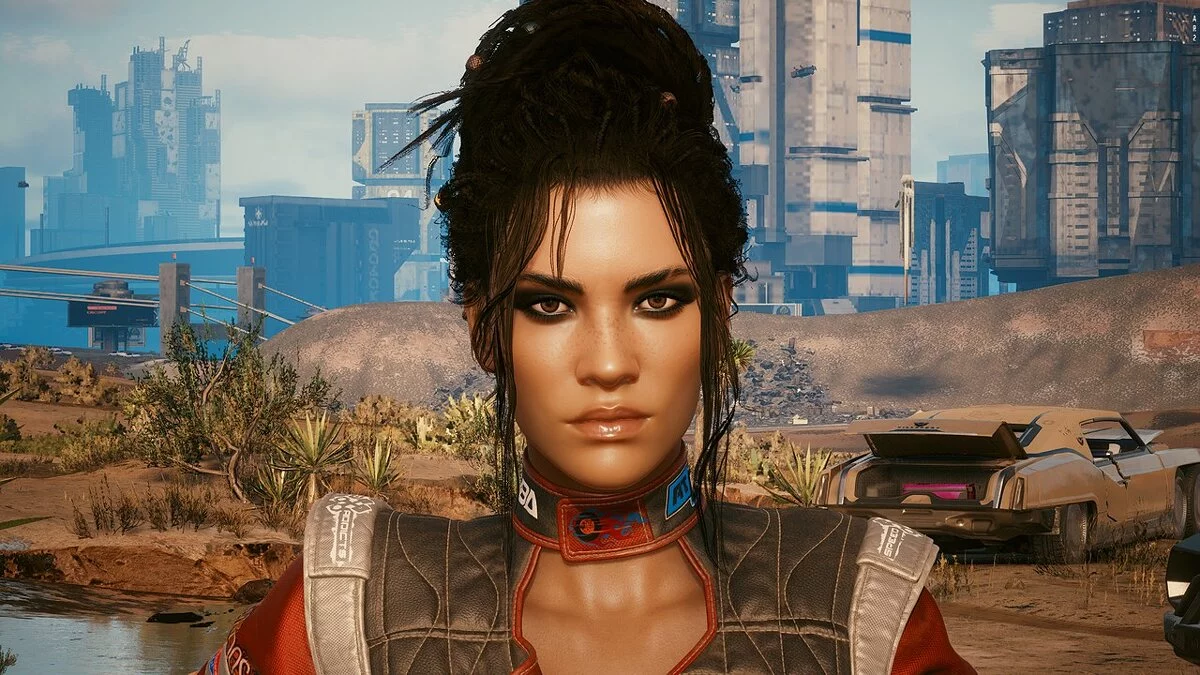 Cyberpunk 2077 — Лицо Панам в 4K