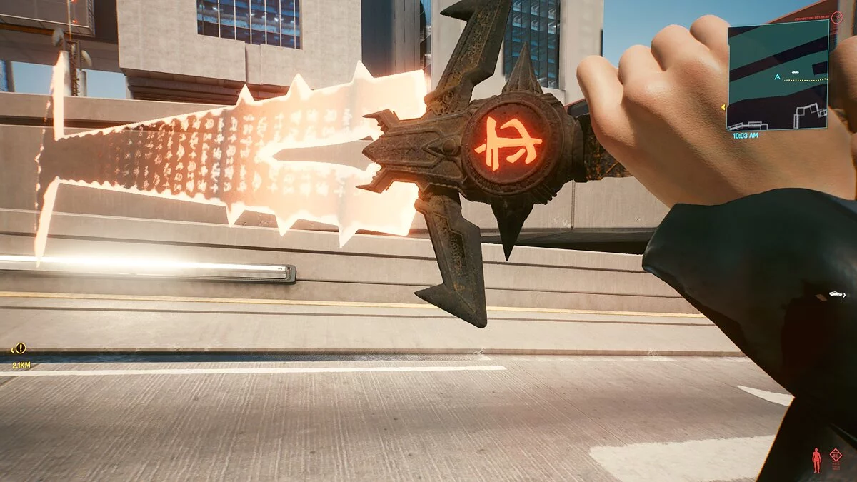 Cyberpunk 2077 — Меч из игры DOOM