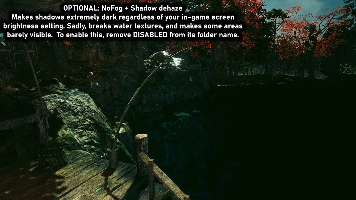 Nioh 2: Complete Edition — Удаление дымки в тени