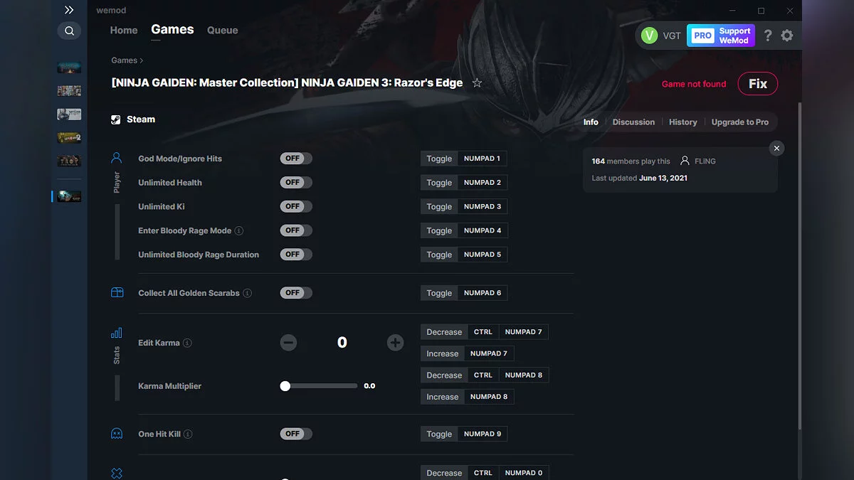 Трейнер (+10) от 13.06.2021 [WeMod]