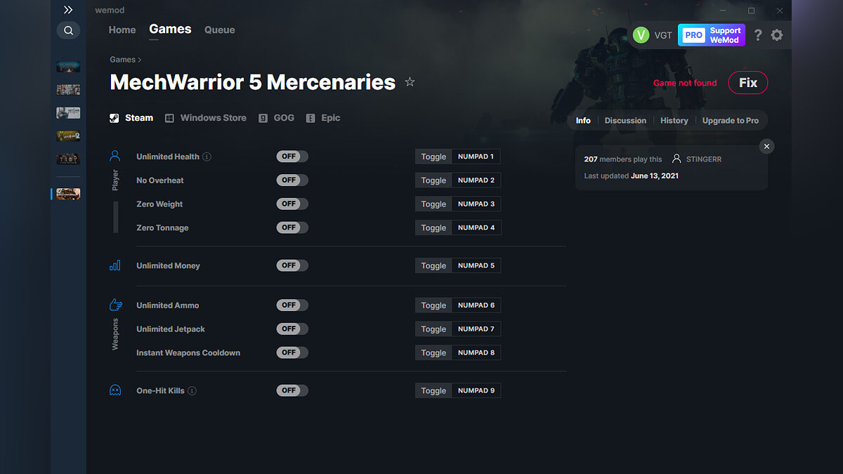 MechWarrior 5: Mercenaries — Трейнер (+9) от 13.06.2021 [WeMod]
