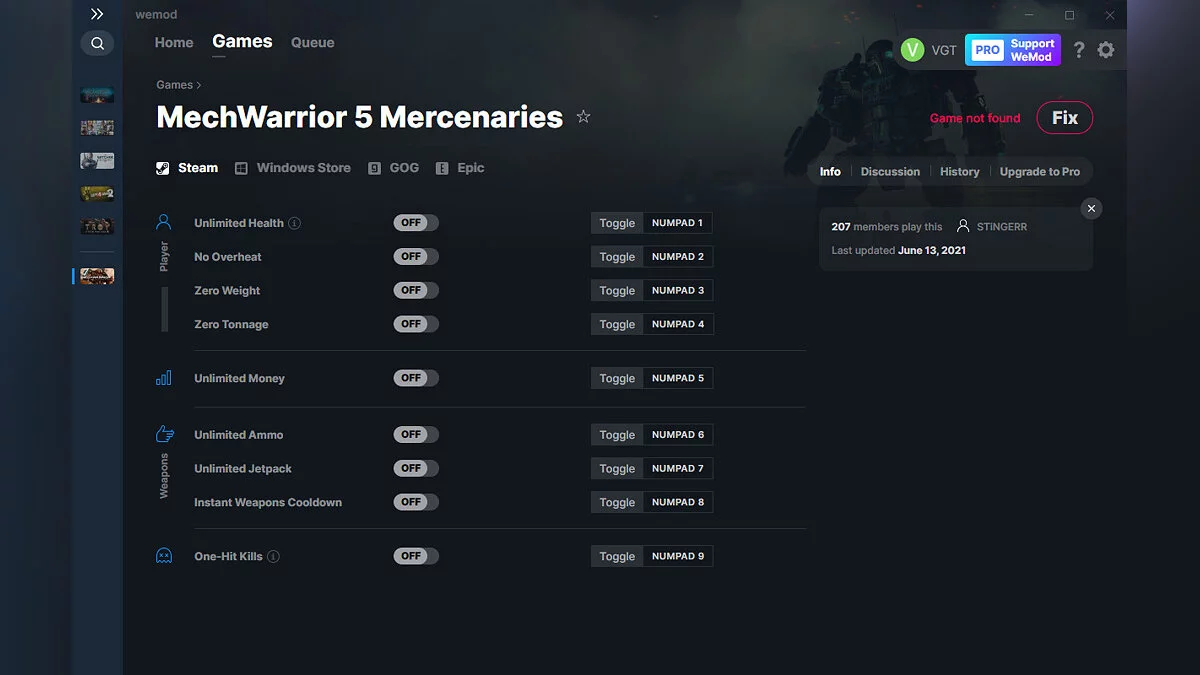 MechWarrior 5: Mercenaries — Трейнер (+9) от 13.06.2021 [WeMod]