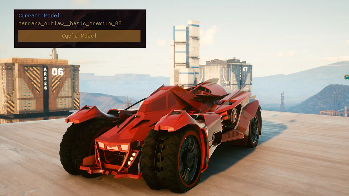 Cyberpunk 2077 — Бэтмобиль из игры Batman: Arkham Knight