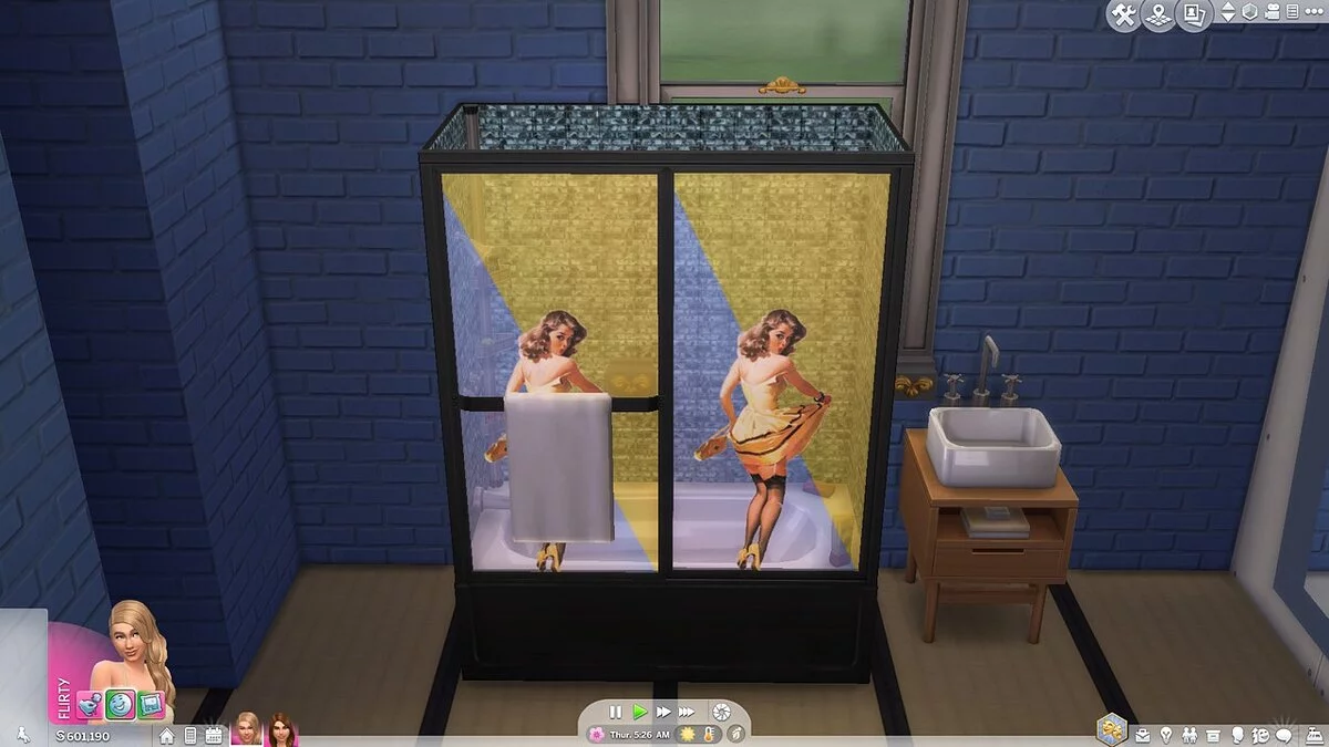 The Sims 4 — Душ в стиле пин-ап
