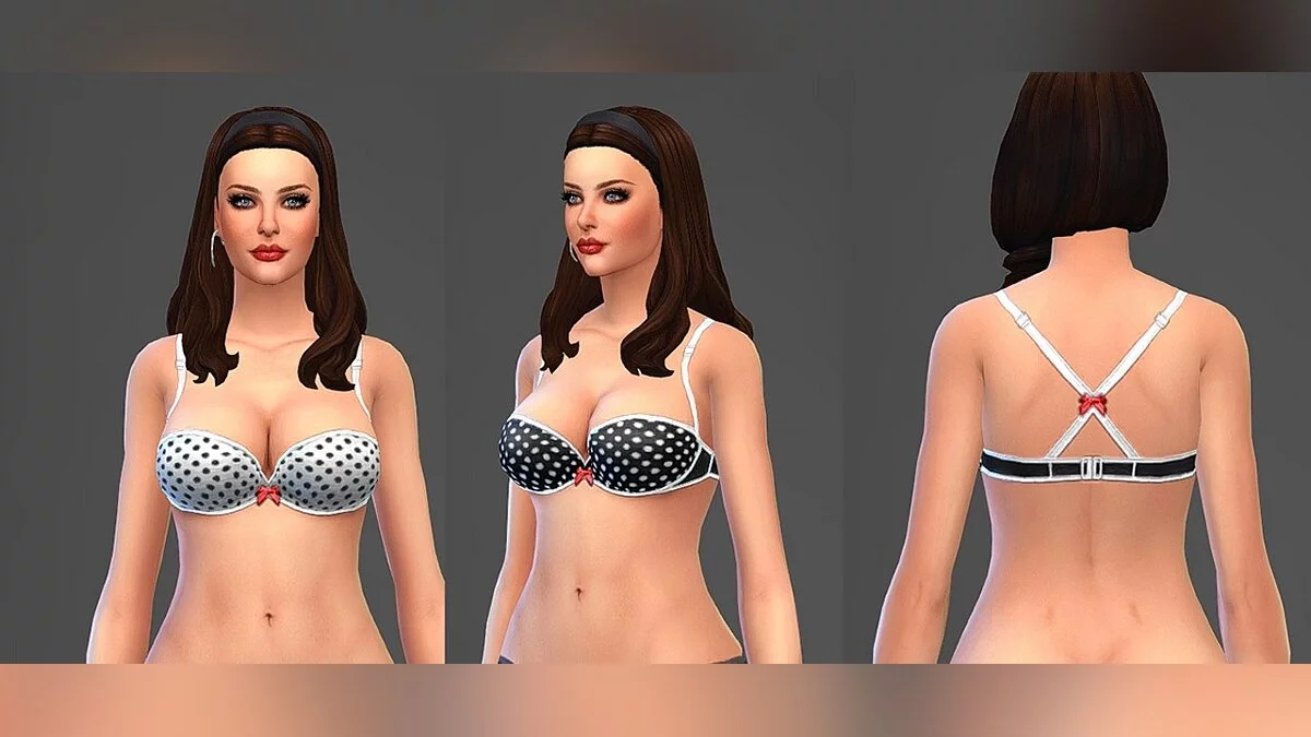 The Sims 4 — Комплект нижнего белья в горошек