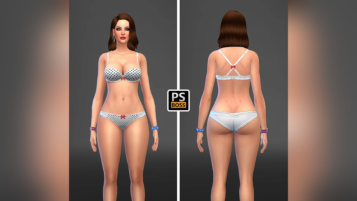 The Sims 4 — Комплект нижнего белья в горошек