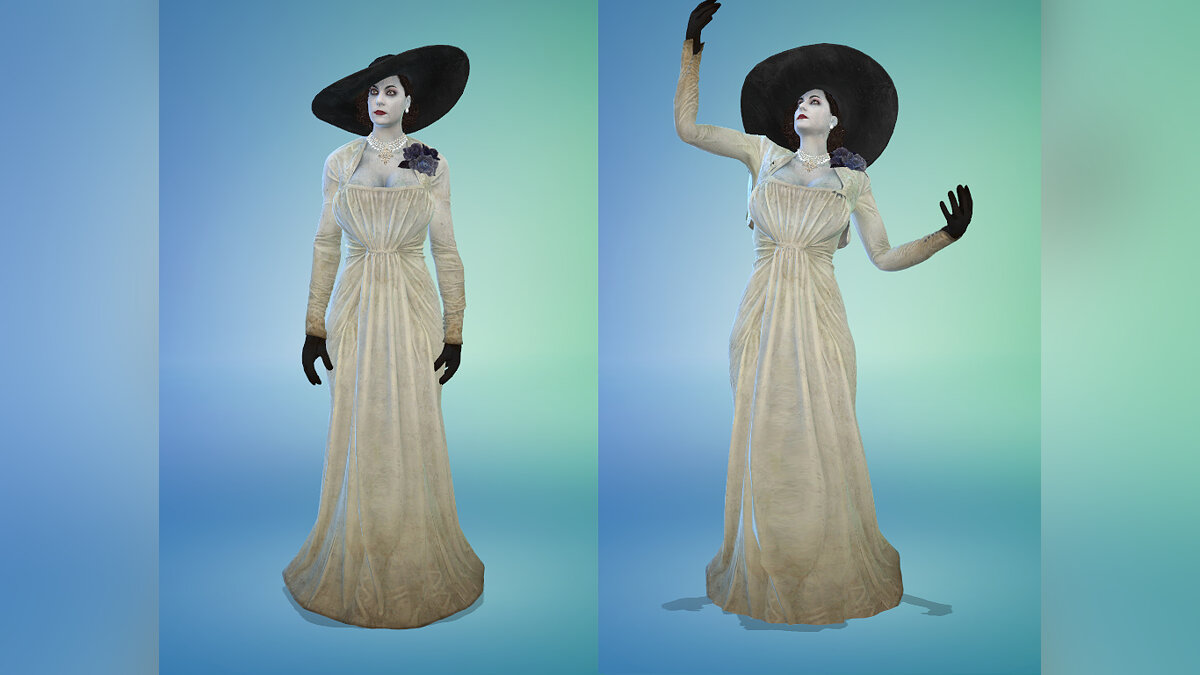 The Sims 4 — Одежда Леди Димитреску