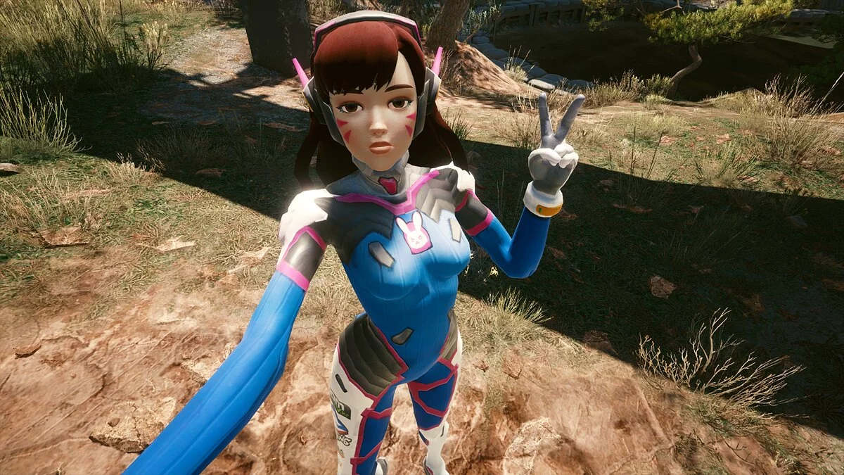 Cyberpunk 2077 — D-Va вместо V