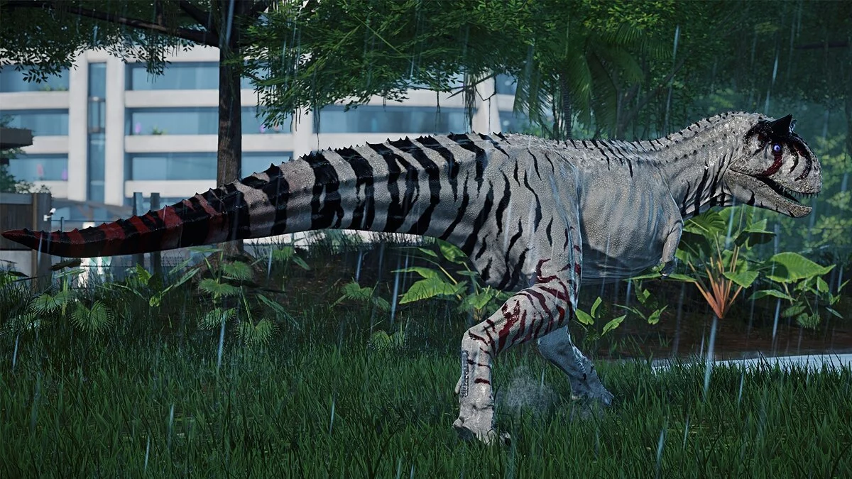 Jurassic World Evolution — Белый демон карнотавр