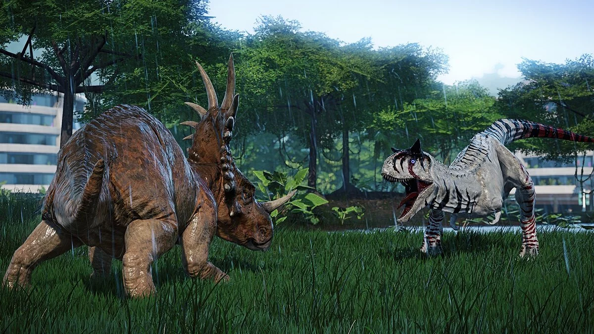 Jurassic World Evolution — Белый демон карнотавр