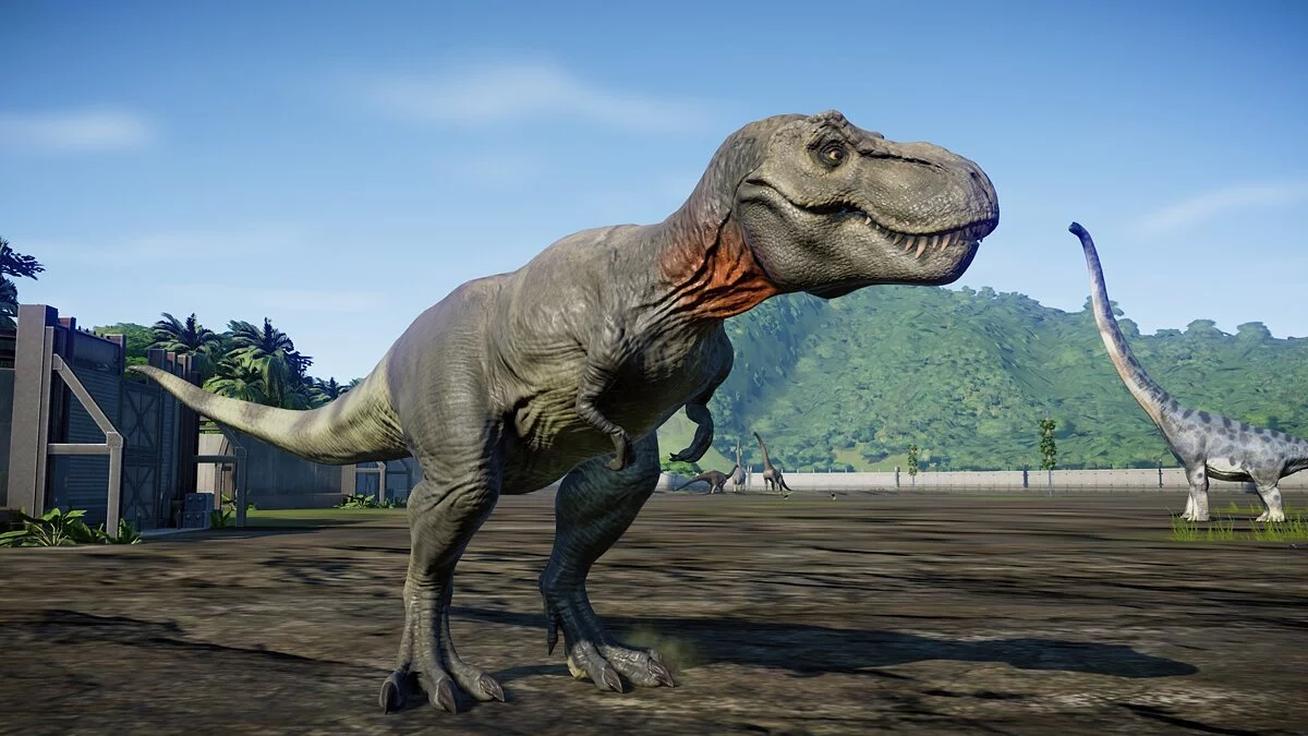 Jurassic World Evolution — Новый скин для тирекса