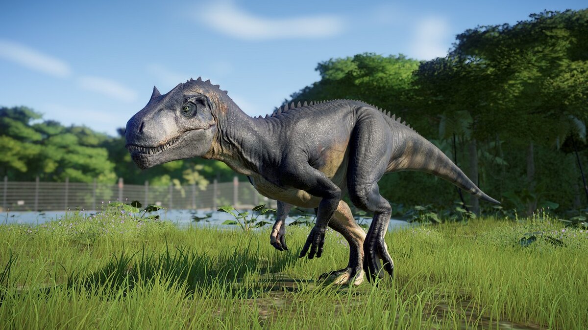 Jurassic World Evolution — Новая раскраска для аллозавра