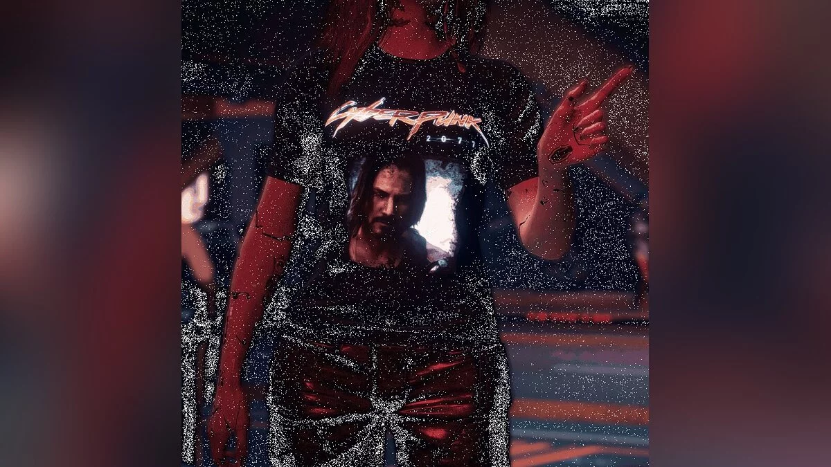 Cyberpunk 2077 — Анимированная футболка