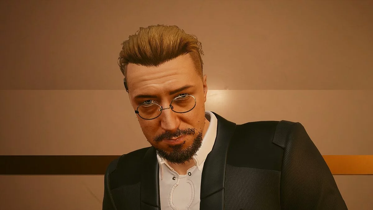 Cyberpunk 2077 — Андерс Хеллман меняет бороду