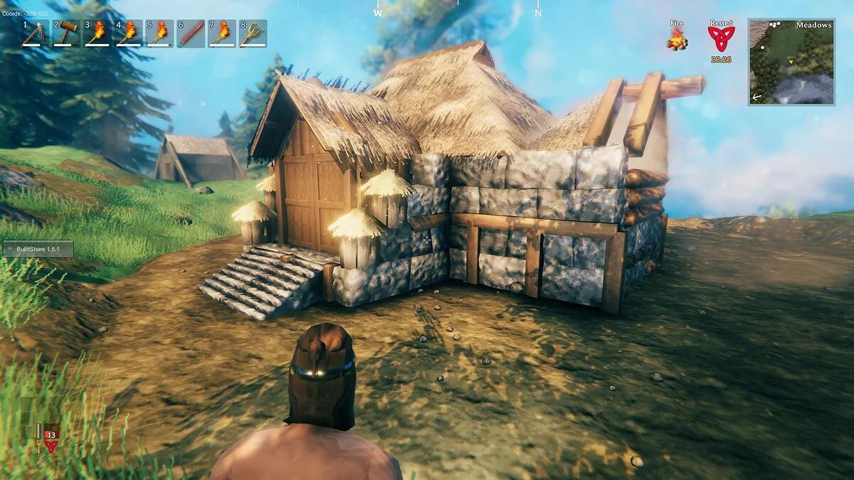 Valheim — Крошечный дом
