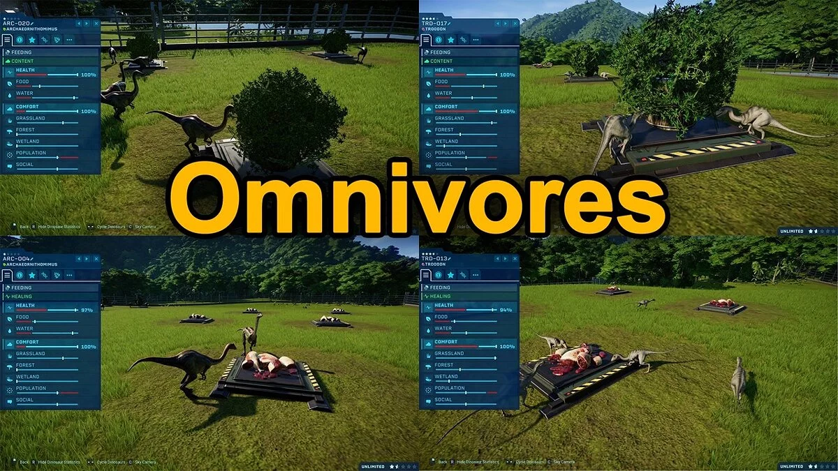 Jurassic World Evolution — Расширенное поведение динозавров