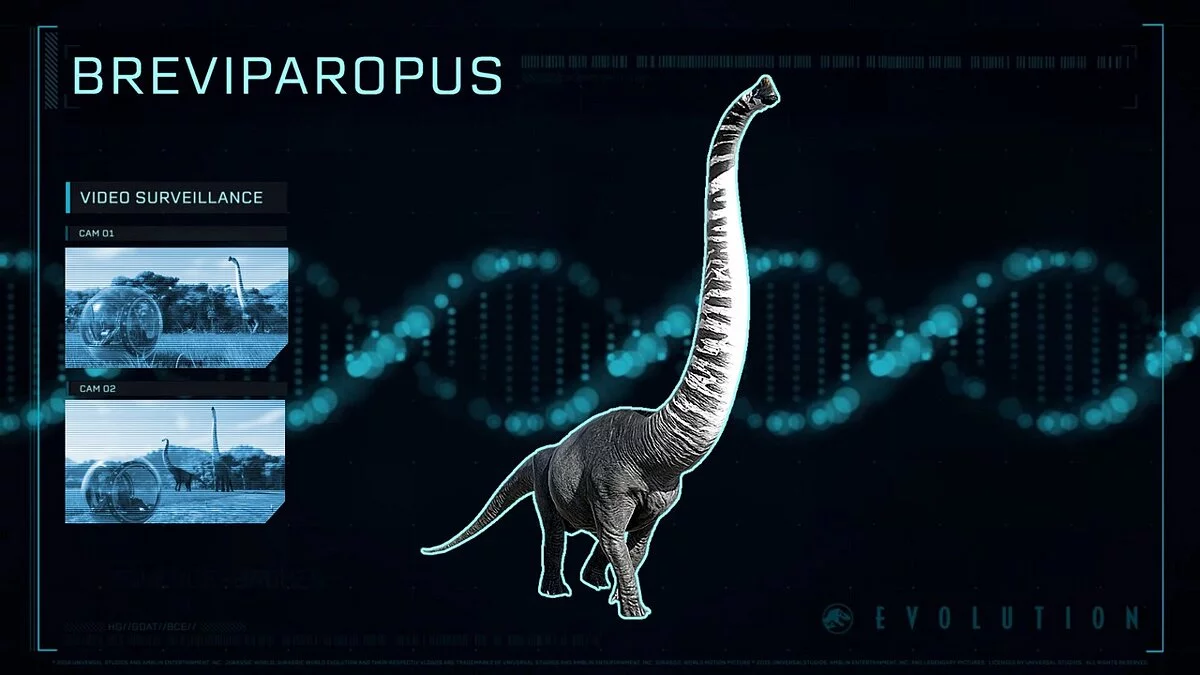 Jurassic World Evolution — Набор травоядных динозавров 3.0 (новые виды)