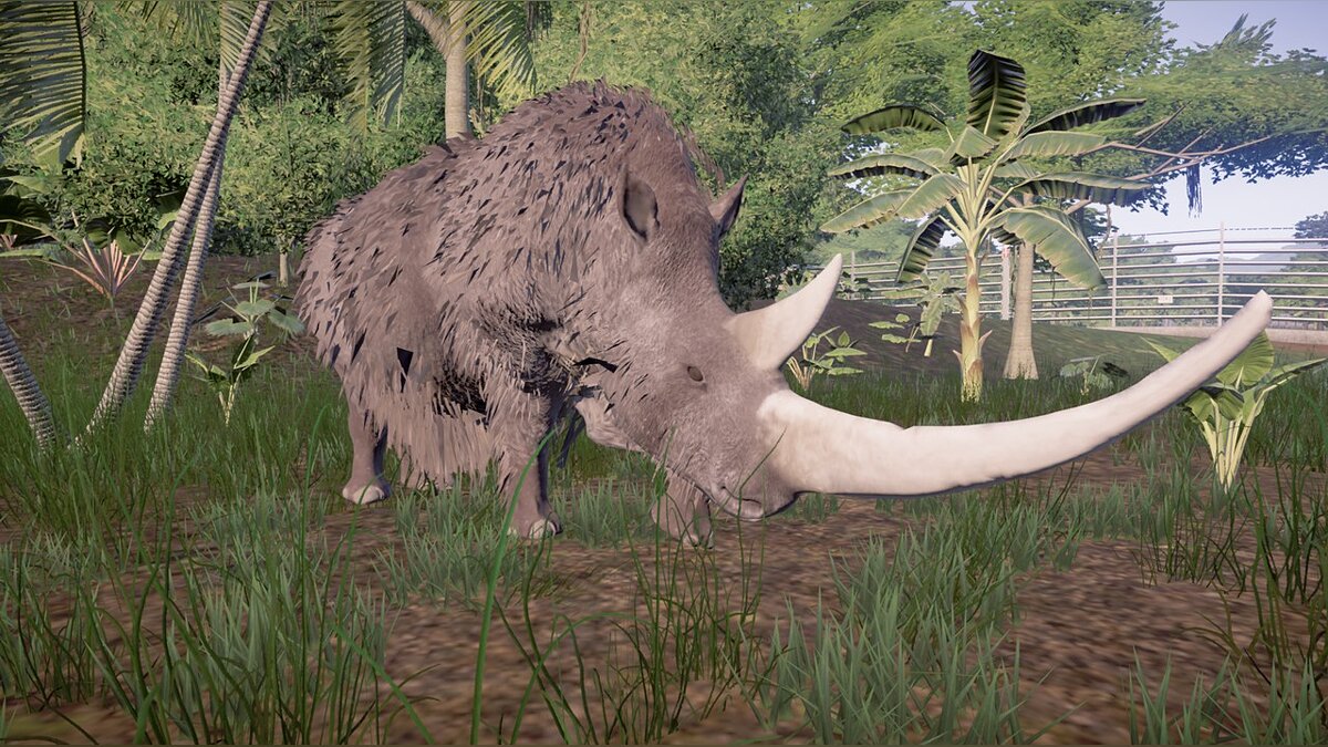 Jurassic World Evolution — Новый вид шерстистого носорога