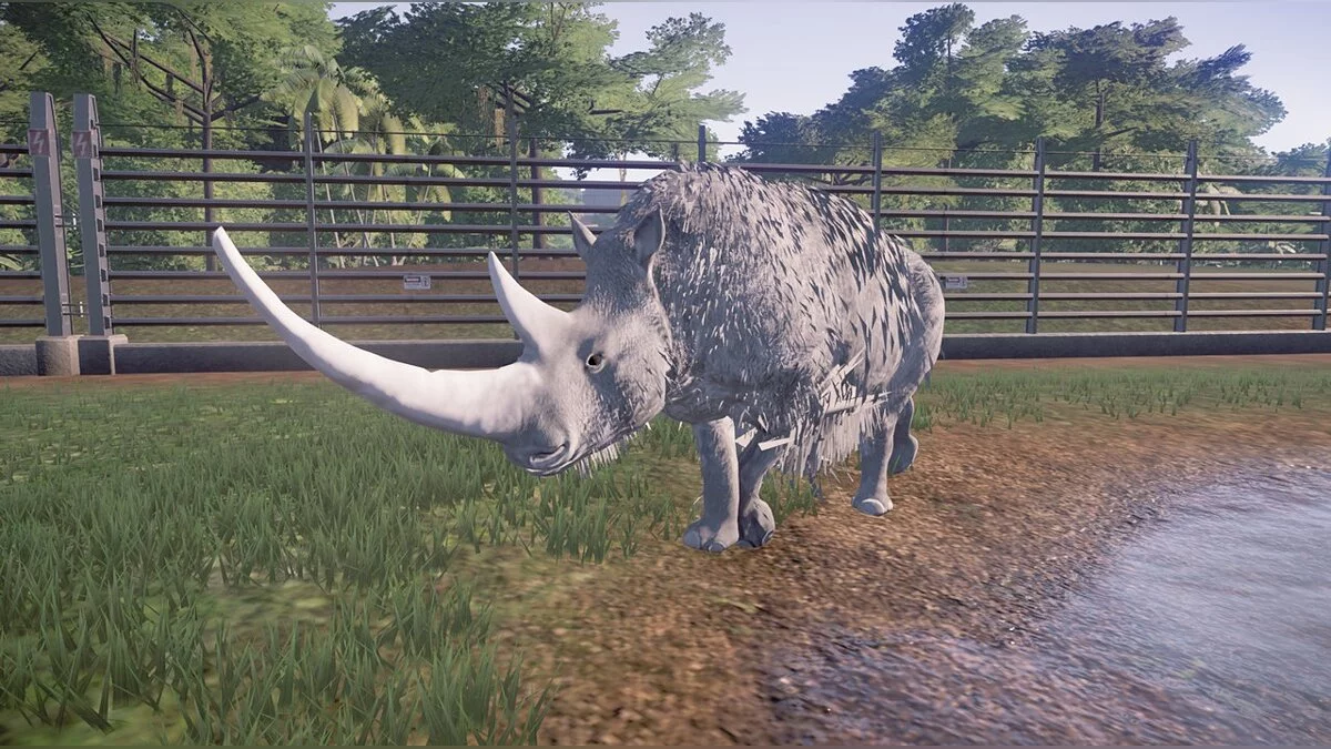 Jurassic World Evolution — Новый вид шерстистого носорога