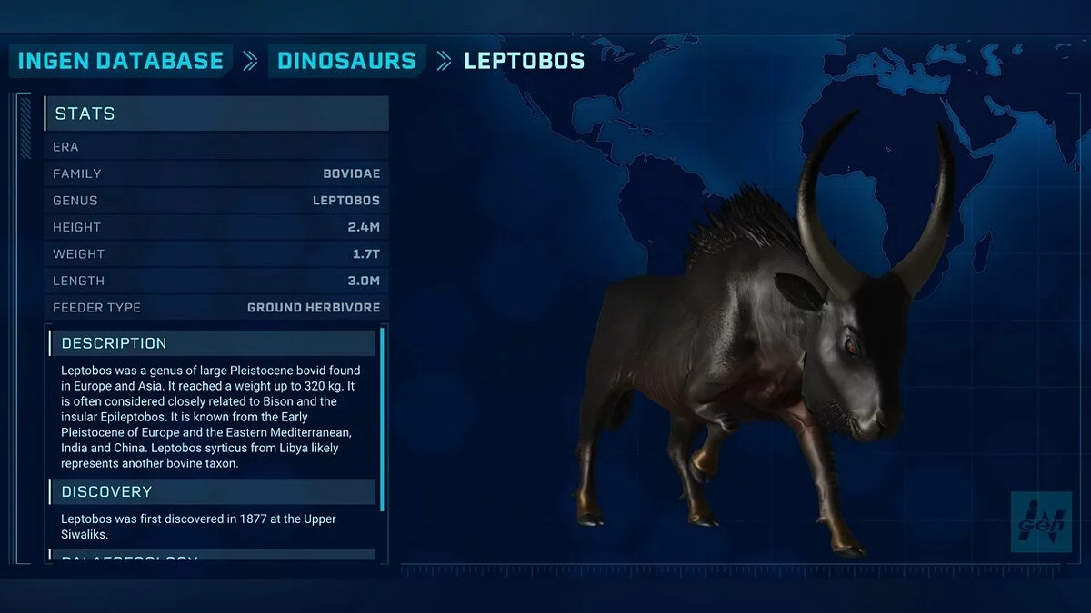 Jurassic World Evolution — Лептобо (новый вид)