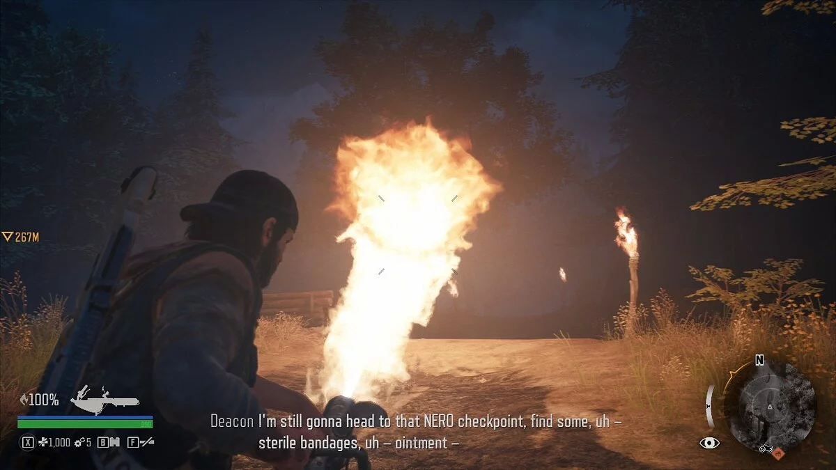 Days Gone — Улучшенный огнемет
