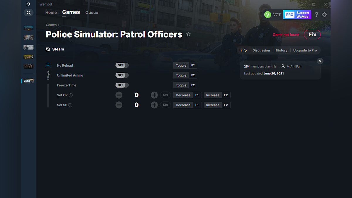 Police Simulator: Patrol Officers — Трейнер (+5) от 26.06.2021 [WeMod]