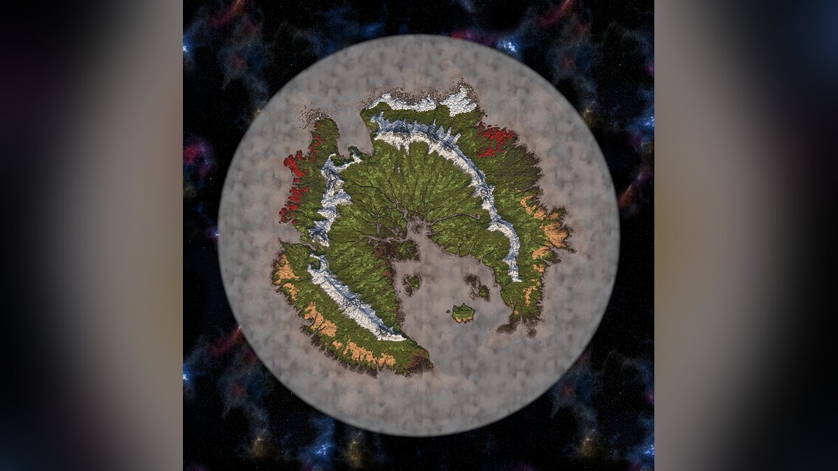 Valheim — Карта - полумесяц