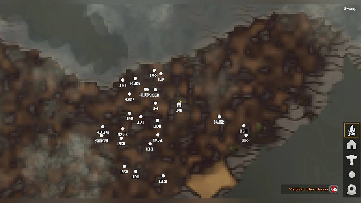 Valheim — Существа на карте