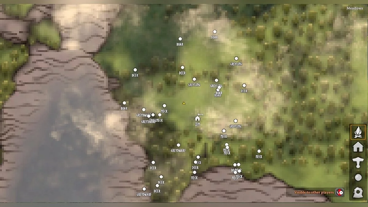 Valheim — Существа на карте