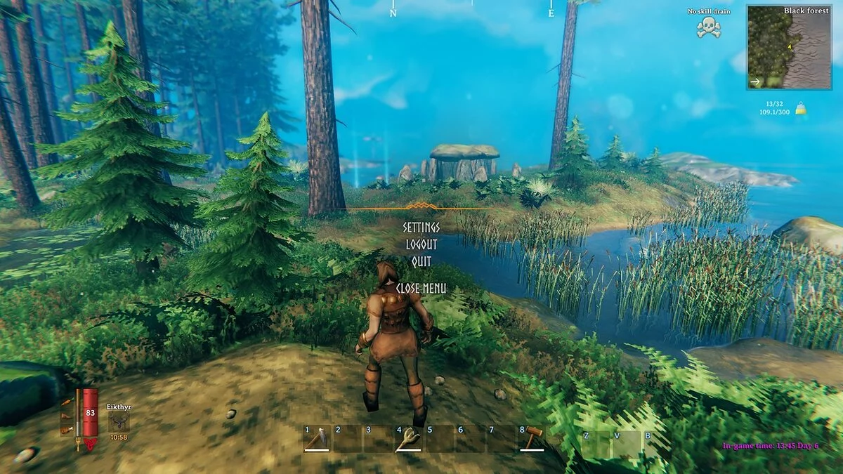 Valheim — Информация об инвентаре