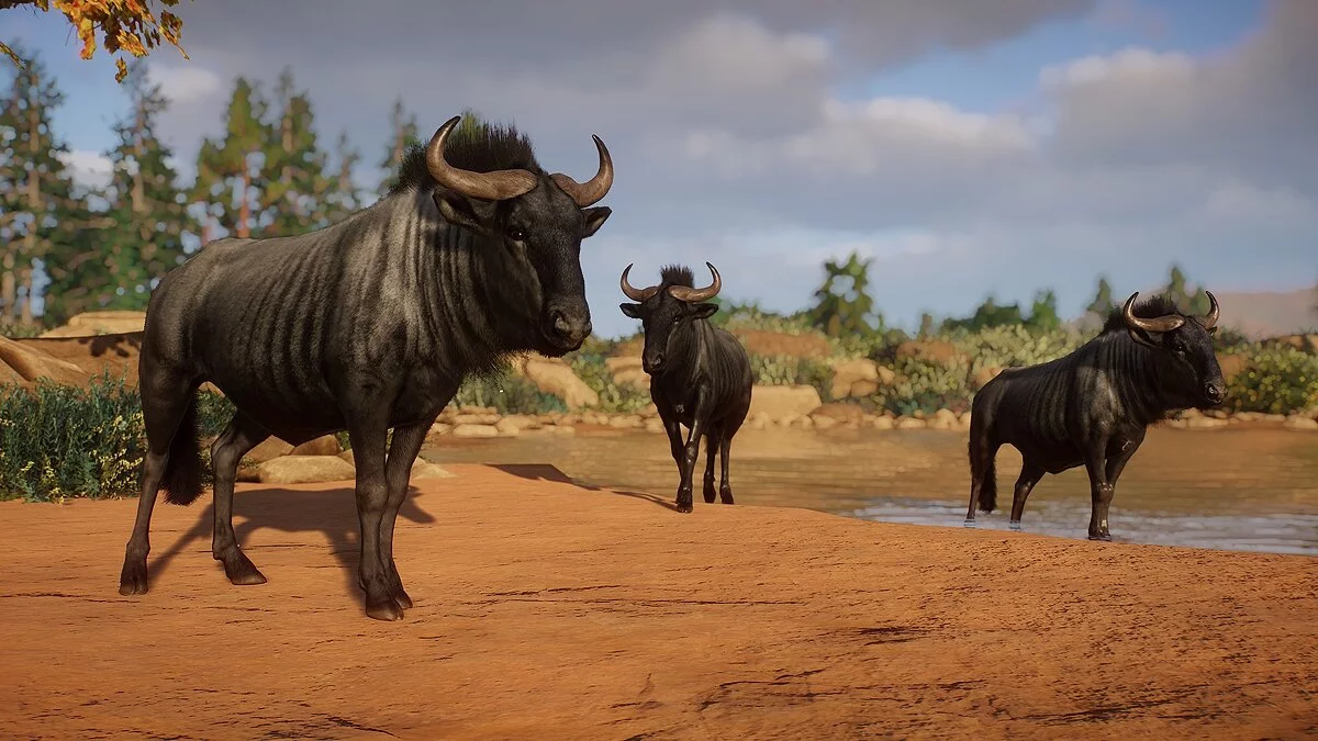 Planet Zoo — Синий гну