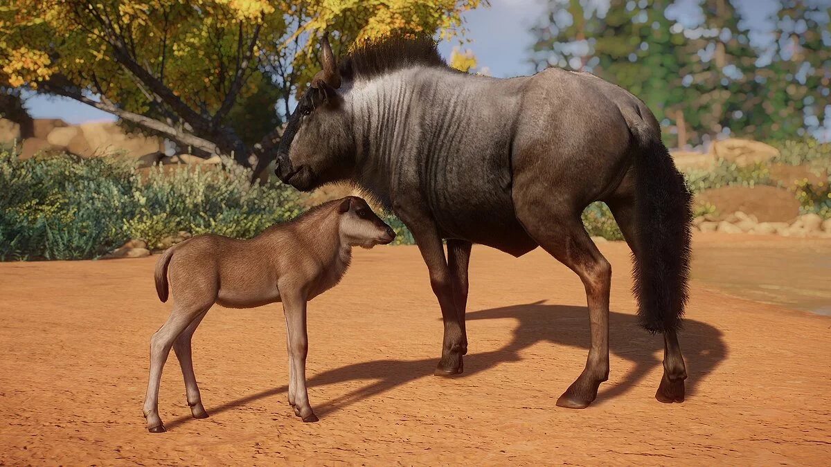 Planet Zoo — Синий гну