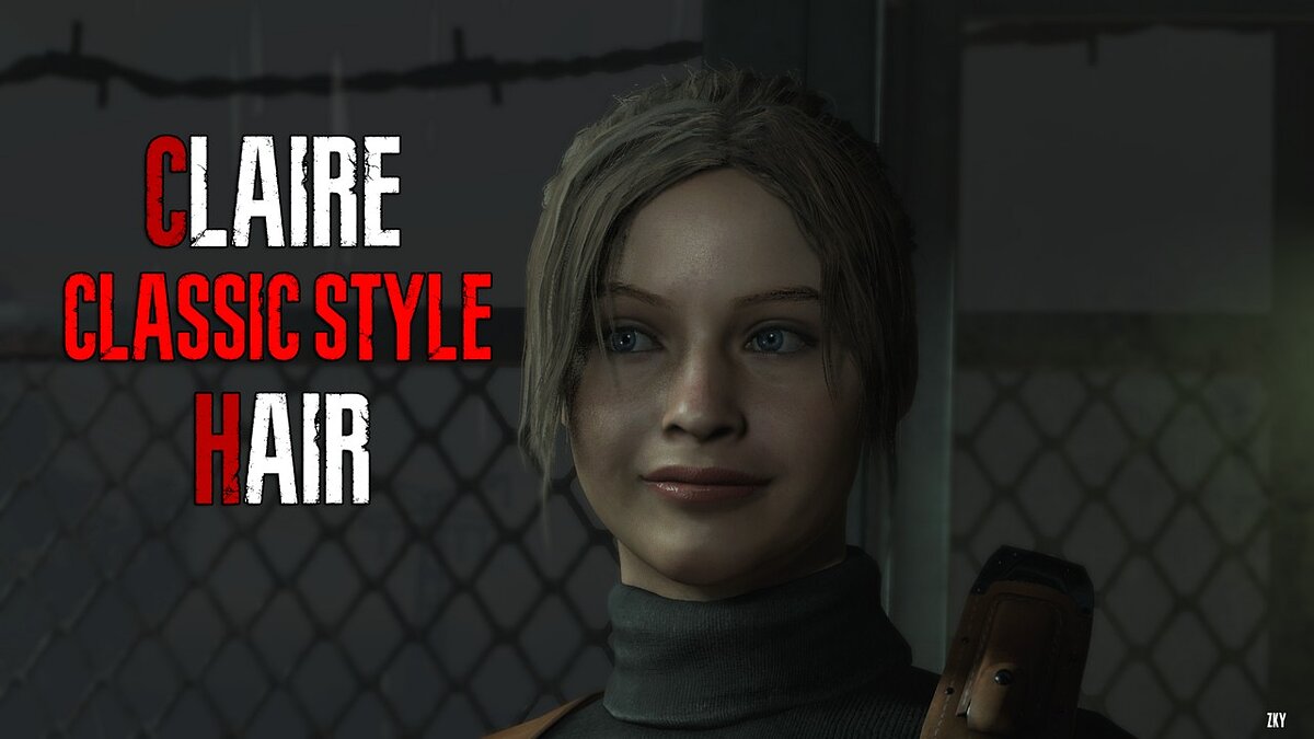 Resident Evil 2 — Классический стиль прически Клэр
