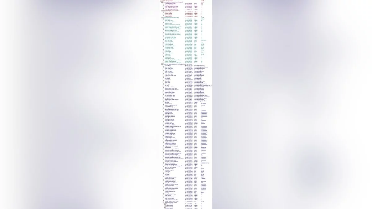 The Fermi Paradox — Таблица для Cheat Engine [0.60.A.02]