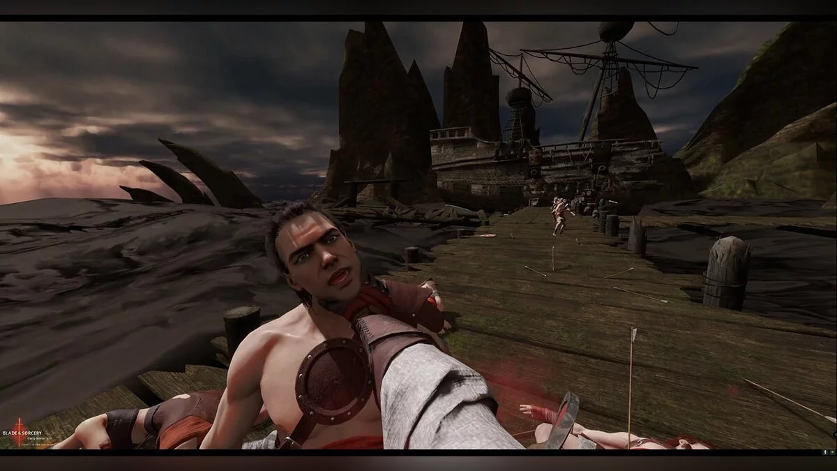 Blade and Sorcery — Рыболовный причал из игры Mortal Kombat