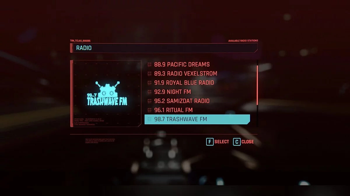 Cyberpunk 2077 — Радиостанция 98.7 Trashwave Fm
