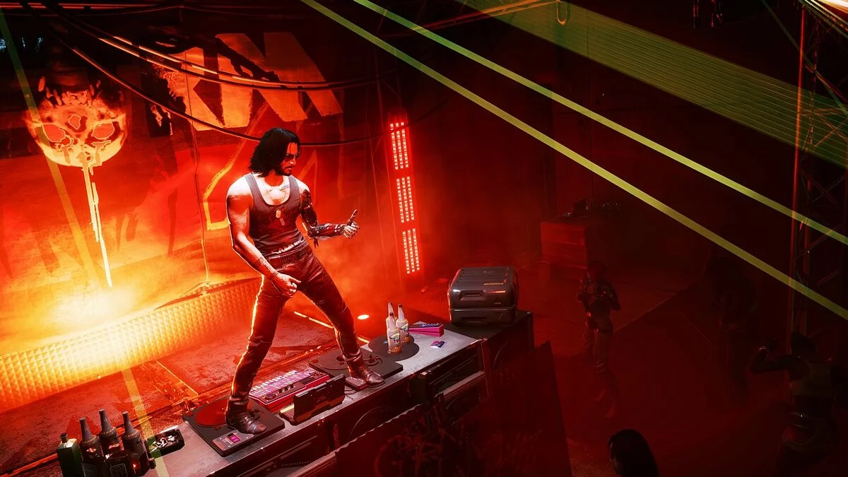 Cyberpunk 2077 — Поза в фоторежиме - Рокер