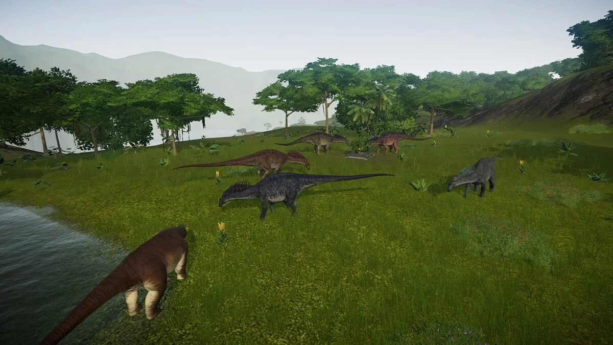 Jurassic World Evolution — Амаргазавр (новый вид)