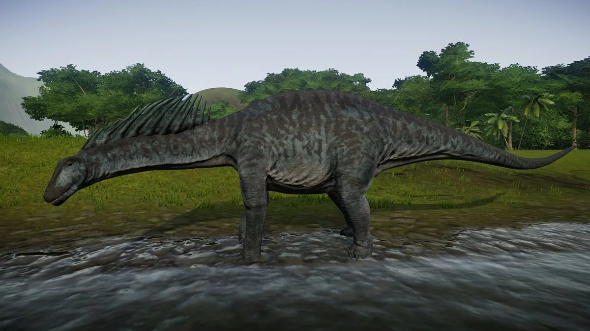 Jurassic World Evolution — Амаргазавр (новый вид)