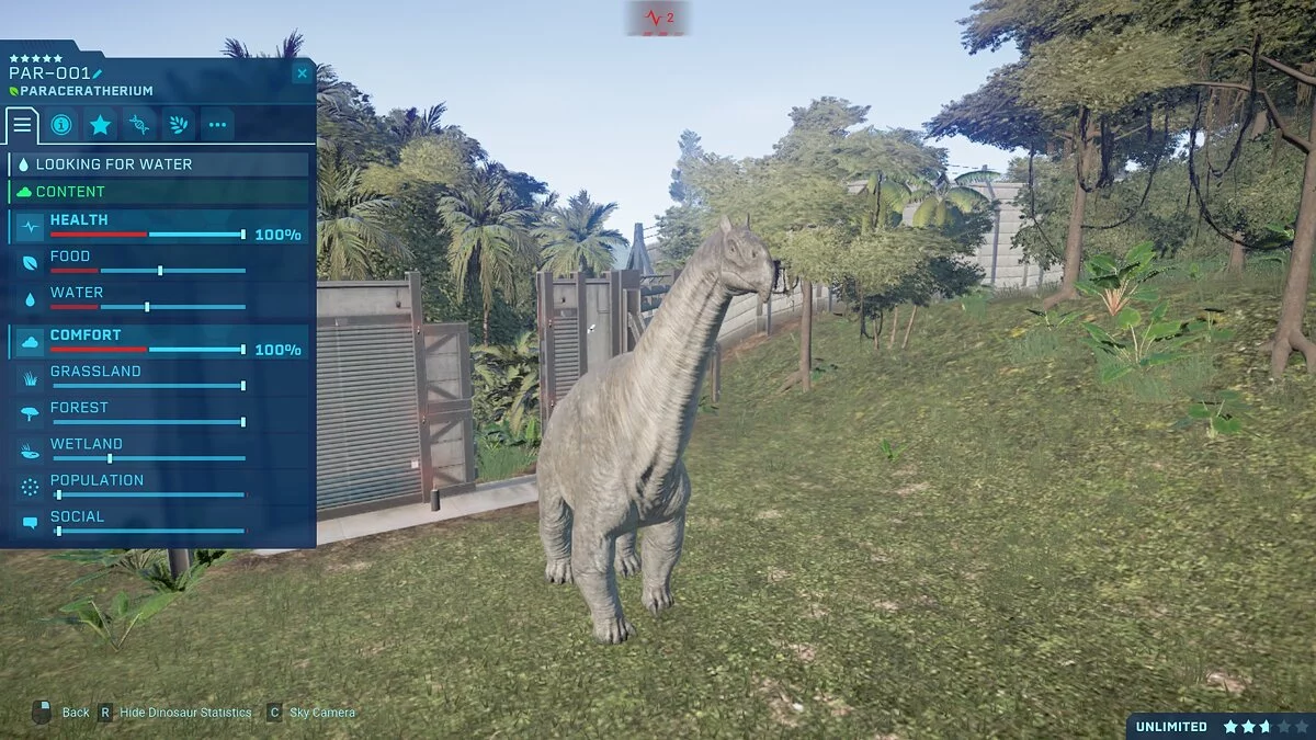 Jurassic World Evolution — Парацератик (новый вид)