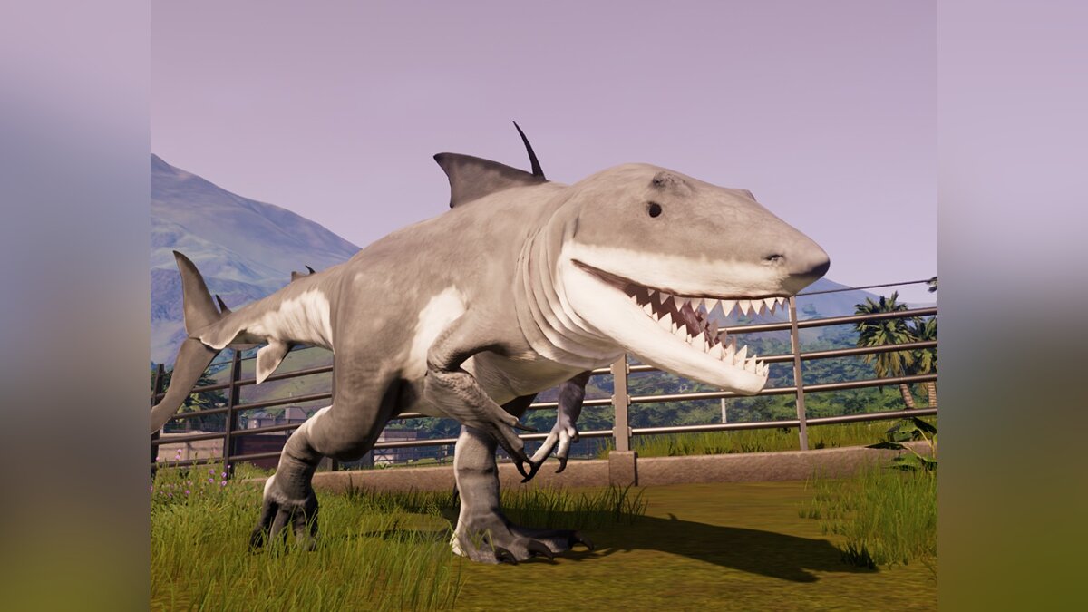 Jurassic World Evolution — Динозавр-акула (новый вид)