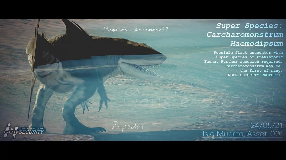 Jurassic World Evolution — Динозавр-акула (новый вид)