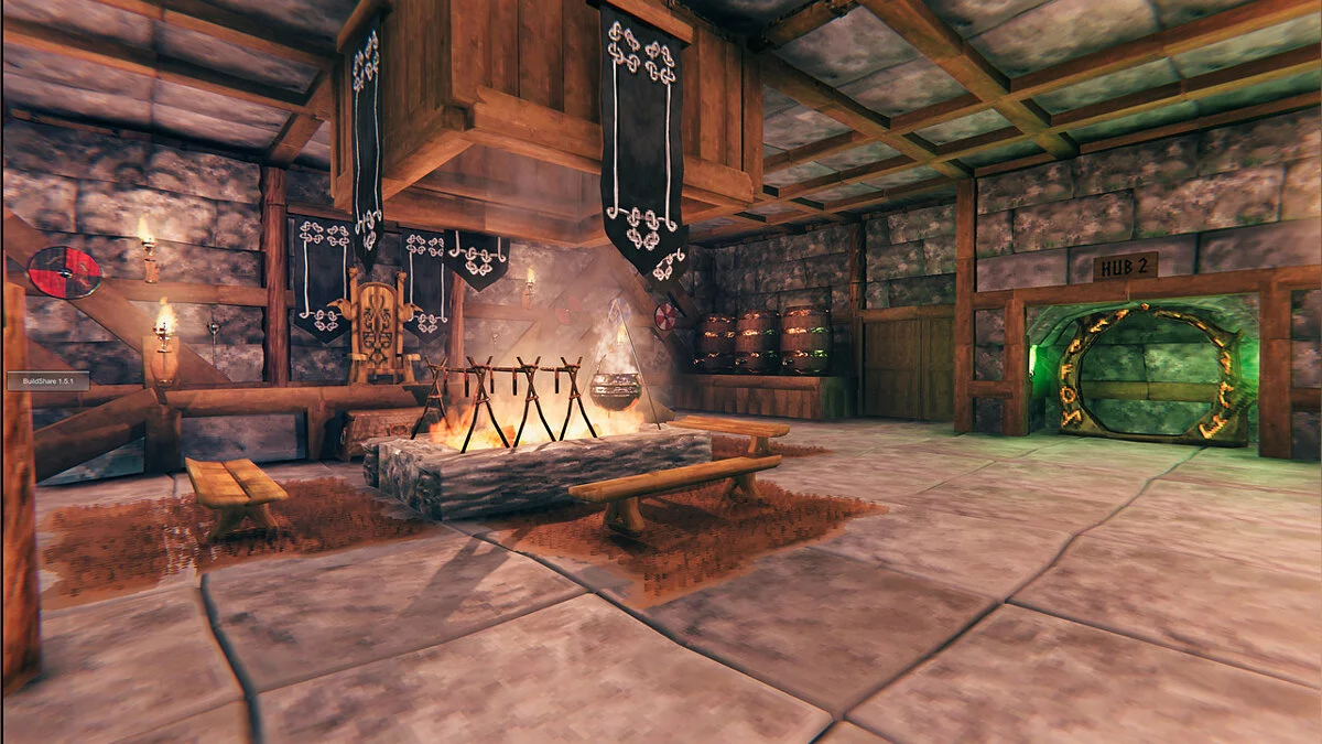 Valheim — Каменный замок Рути