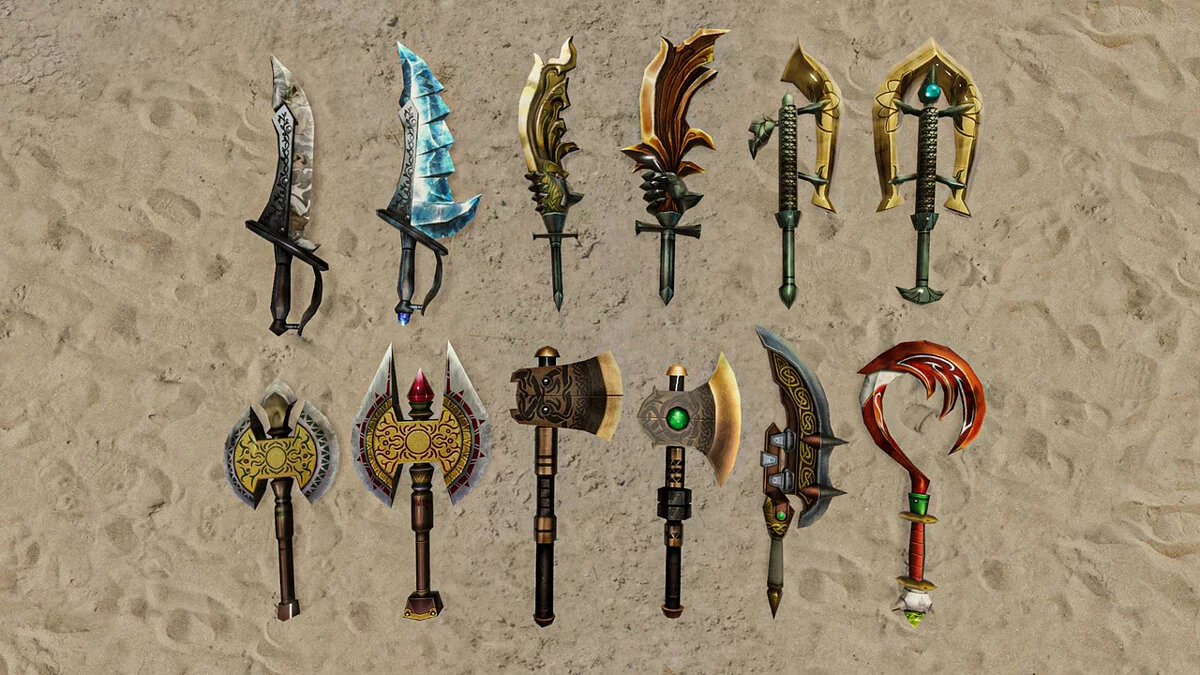 Blade and Sorcery — Набор оружия из игры Sonic And The Black Knight